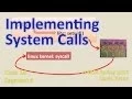 Implementing System Calls