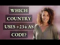 Which country uses 234 as code
