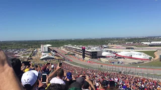 Formula 1 2017 COTA - Race Start