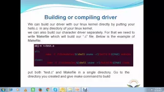 Linux Device Driver Training Part 5 - Writing Hello World Module