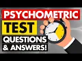 25 PSYCHOMETRIC TEST PRACTICE QUESTIONS ANSWERS Pass your TEST with 100