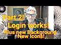 Part 2 The Simple Login App Works Plus new Background and icon