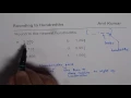 How to Round Decimal Numbers to Hundreths Place