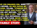 My Son Left Me on the Kitchen Floor After His Wife Shoved Me One Call Erased Everything He Built
