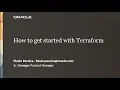 Get Started with Terraform on OCI