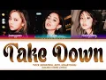 Download Lagu JEONGYEON , JIHYO \u0026 CHAEYOUNG ' TWICE - TAKEDOWN ' LYRICS (COLOUR CODED LYRICS)