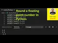 Round a floating point number in Python