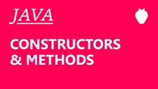 Java Tutorial For Beginners - Constructors and Methods