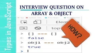 Advanced JavaScript Tutorial in Hindi Reference Data Type vs Primitive Type in JavaScript