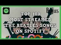 Download Lagu TOP 100 MOST STREAMED THE BEATLES SONGS ON SPOTIFY