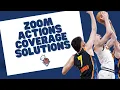 Zoom Basketball Dribble Handoff Offensive Coverage Solutions