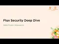 Flux Security Deep Dive - Stefan Prodan Weaveworks