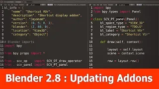 Blender 2 8 Updating Addon Python Scripts
