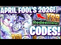 APRIL FOOLS 2026 NEWEST APRIL FOOLS UPDATE CODES FOR YBA ROBLOX YOUR BIZARRE ADVENTURE CODES