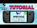 WeMod 8 13 1 Steam Deck SteamOS 3 5 7 Install Setup Guide Tutorial