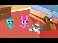 Download Lagu Sky \u0026 Pinki Baby Play Noisy Toys, Making the Baby Cry and Dad Brud Angry Funny Animation