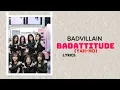 Lagu BADVILLAIN-BADTTITUDE (YAH-HO) LYRICS (easy version)