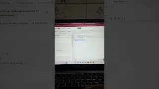 Swap th kth elements in array G