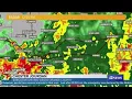 Some good news Radar shows rain bands moving southeast toward Gulf