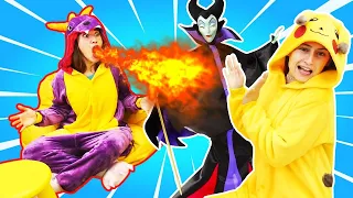 Malefiz’in Sihri! 🪄 Ayşe ve Ümit Ejderha ve Pikachu’ya Dönüşüyor! 🐉⚡