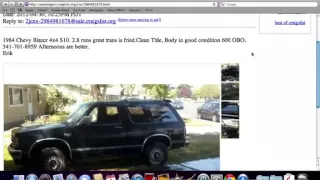 Craigslist East Oregon Used Cars and Ford Trucks Under 1000 Available Online