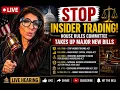 Restream LIVE OF STOP INSIDER TRADING Congress Takes Up Major New Legislation FROM 26