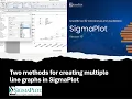 Creating Multiple Line Graphs in SigmaPlot A step-by-step Guide