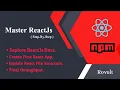 React JS Beginner Guide Explore Docs Build First App File Structure Run App Step-by-Step