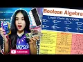 Boolean Algebra ft Double Inversion Absorption Distributive Law