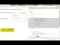 HOW TO VALIDATE FORM INPUT JAVASCRIPT DEMO