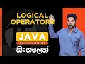 Java Tutorial - 09 Java Logical Operators Sinhala