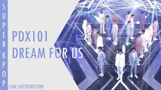  produce x 101 dream for you line distribution