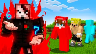 Creé una BATALLA DE AURA entre YOUTUBERS en Minecraft
