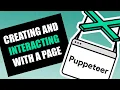 Puppeteer - Creating and Interacting with a Page