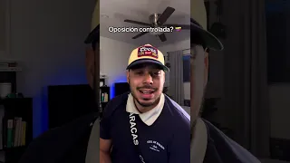 Estamos hablando claramente de una oposición controlada?