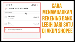 how to add a bank account on shopee with more than one account number