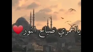 حبيبي صباح الخير  صباحك ورد وفل ولوز  دندنها