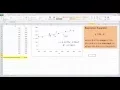 How To Perform Simple Linear Regression in Excel 2010