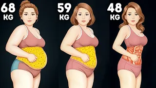 पेट की चर्बी घटाने का सबसे आसान तरीका | No Gym, No Equipment #healthtips #weightloss