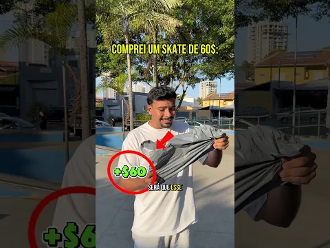 Comprei um skate de 60 reais! 😂 #skate #humor #skateboard #skateboarding