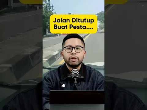 Jalan Ditutup Buat Pesta....