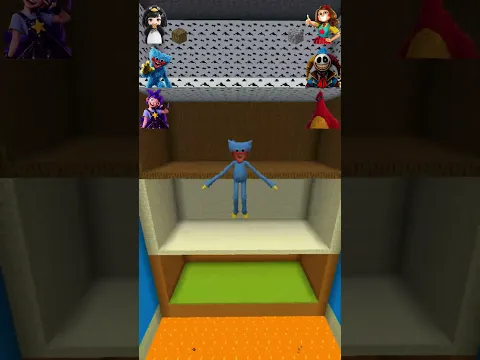 Poppy Playtime Vs Highest Jump Challenge😱 #miniecraft #poppyplaytime