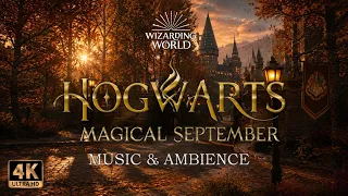Cozy September at Hogwarts Warm Sweater Pumpkin Juice First Letter
