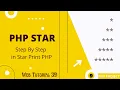 Right Triangle Pattern Star Print In PHP Step By Step Star Print In PHP Web Tutorial 39