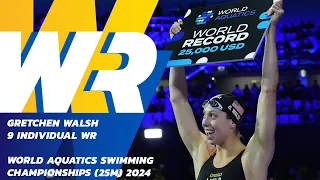 Gretchen Walsh Smashes 9 World Records at 2024 Swimming Champs
