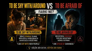 Shy WITH vs AROUND | İngilizce Dersi (En Çok Yapılan Hata)