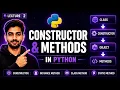 Lecture 2 Constructor Methods in OOPs Instance Method Class Method Static Method Explained