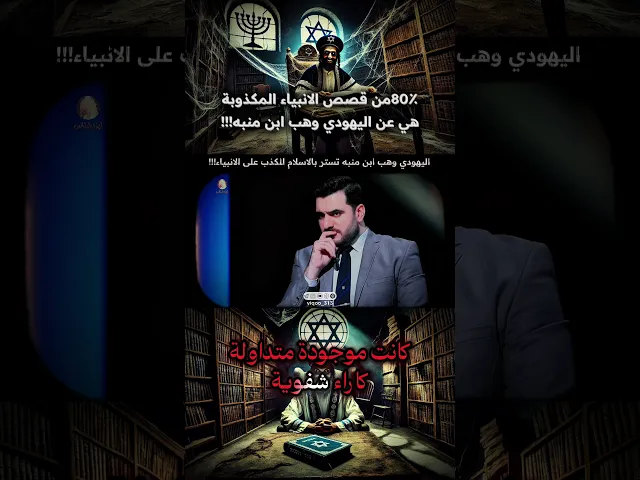 ⁣80٪ من قصص الانبياء المكذوبة هي عن اليهودي وهب ابن منبه اللذي تستر بالاسلام ولبس غطائه للطعن فيه!!!!