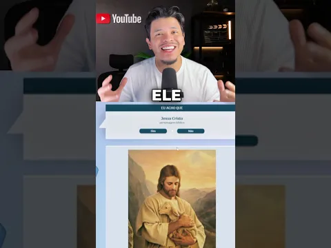 ELE ACHOU QUE EU TAVA PENSANDO EM JESUS MAS ERROU