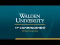 Walden University 2026 74th Commencement Virtual Winter Ceremony